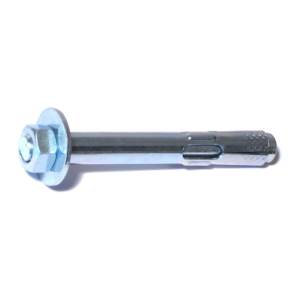 Red Head Sleeve Anchor, 3/8" Dia., 3" L, Steel Zinc Plated, 50 PK 50357 - main